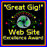 Great Gig Web Site Excellence Award 